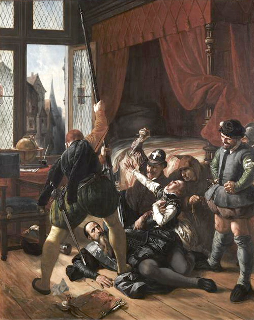 Assassinat de Briou - gouverneur du Prince de Conti - 24 aot 1572 - par Robert-Fleury Joseph Nicolas (1797-1890) - Paris - muse du Louvre